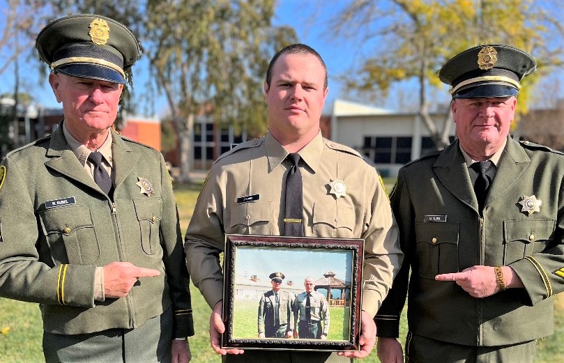 Three generations honor CDCR badge - Inside CDCR