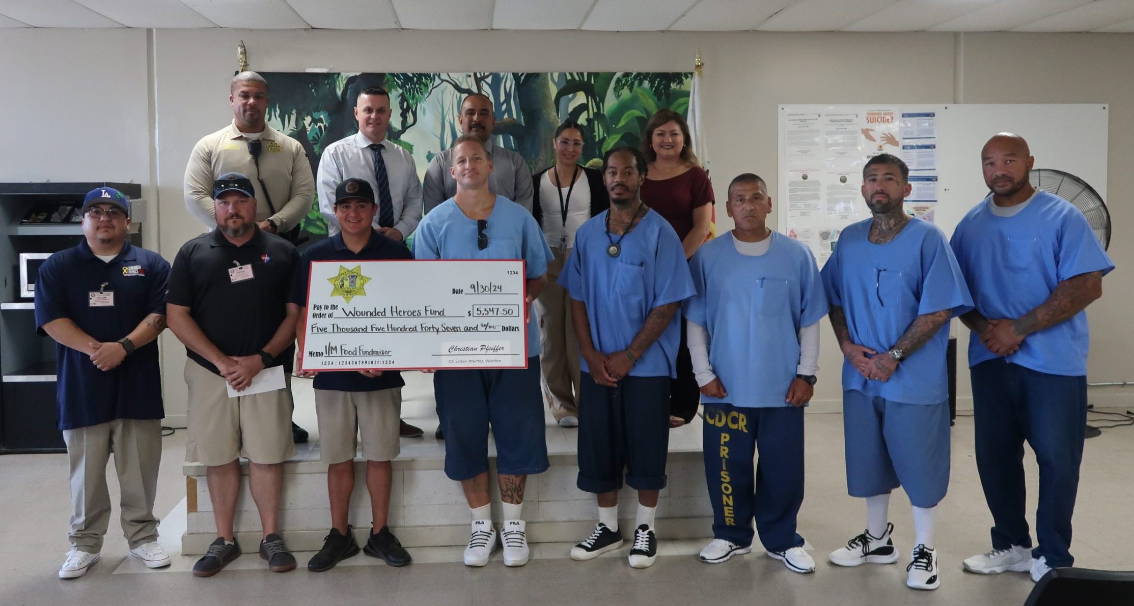 Wasco incarcerated donate $5k to veterans - Inside CDCR