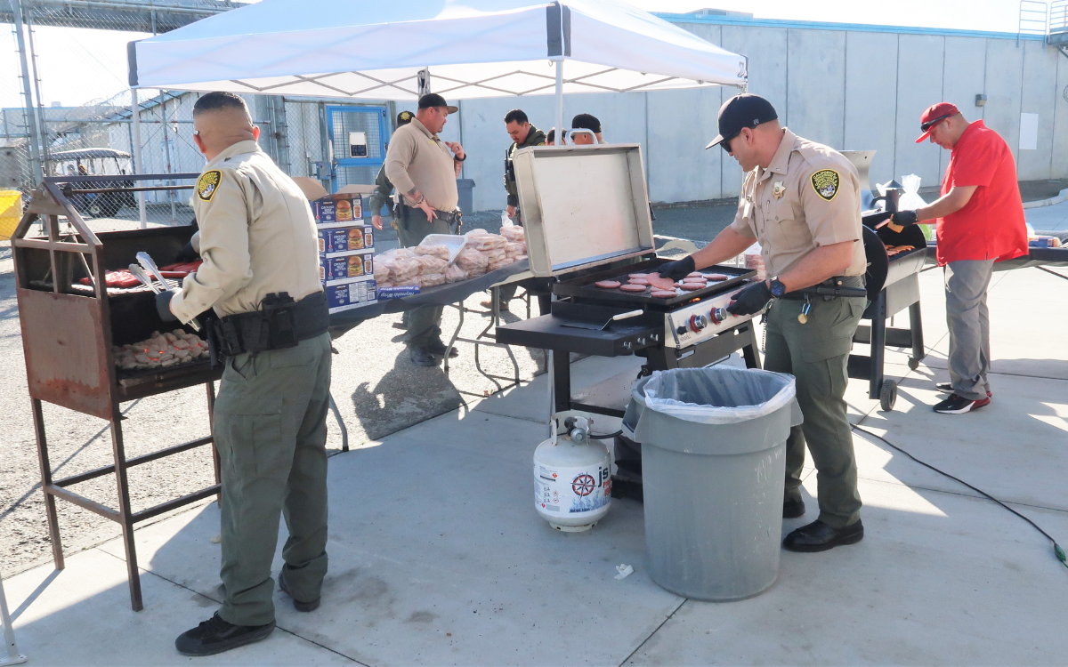 CDCR shows staff appreciation through football